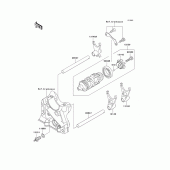 Схема узла: Переключение/вилка переключения для Kawasaki ZR750 Z750