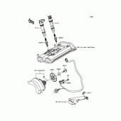 Схема вузла: Ignition System для Kawasaki KLE650 Versys 650 ABS