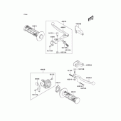 Схема вузла: Рульовий важіль для Kawasaki KLX125 KLX125L