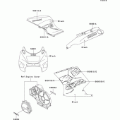 Схема вузла: Decals(black)(zx1100-d3) для Kawasaki ZX1100 ZZ-R1100