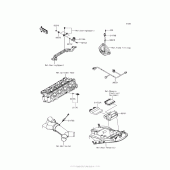 Схема вузла: Fuel Injection для Kawasaki ZX1400 Ninja ZX-14R ABS SE