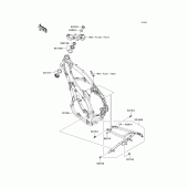 Схема вузла: Рама для Kawasaki KX450 KX450F