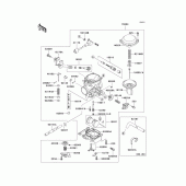Схема вузла: Carburetor(1/2) для Kawasaki VN1500 Vulcan 1500 Classic