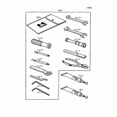 Схема вузла: Інструмент для Kawasaki EL250 Eliminator 250LX