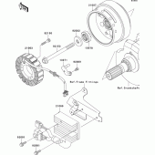 Схема вузла: Генератор для Kawasaki VN1500 VN1500 Mean Streak
