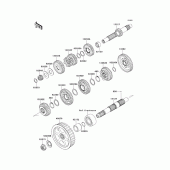 Схема узла: Трансмиссия для Kawasaki VN900 VN900 Classic
