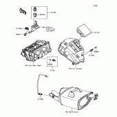 Схема узла: Система впуска для Kawasaki ER650 Z650 ABS