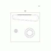 Схема вузла: Ланцюгова ланка Kawasaki EX500 Ninja 500R