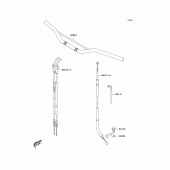 Схема узла: Руль & Пульт управления рулевой для Kawasaki KLX400 KLX400R