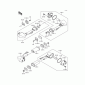 Схема вузла: Поворотники для Kawasaki ZX600 Ninja ZX-6R