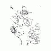 Схема узла: Генератор для Kawasaki ZR750 ZR-7S