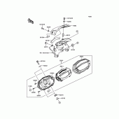 Схема вузла: Meter(s) до Kawasaki ZR1000 Z1000 ABS