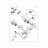 Схема узла: Аксессуары(Fog Lamp) для Kawasaki EN650 Vulcan S Café ABS