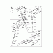 Схема вузла: Клапан для Kawasaki VN1600 Vulcan 1600 Nomad