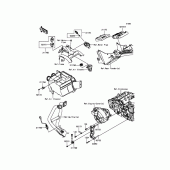 Схема вузла: Fuel Injection для Kawasaki EX300 Ninja 300 ABS