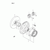 Схема вузла: Привід стартера для Suzuki LS650 Savage