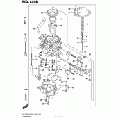 Схема вузла: Carburetor (Dr-Z400Sl6 E28) для Suzuki DR-Z400 DR-Z400S