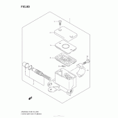 Схема узла: Передний тормозной цилиндр для Suzuki AN650 Burgman (EU analogue of SkyWave)