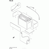 Схема вузла: Акумулятор для Suzuki VL800 Boulevard C50T