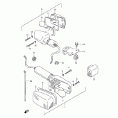 Схема вузла: Поворотники (Model t) для Suzuki DR800