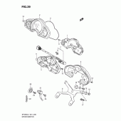Схема вузла: Спідометр (Sfv650al1 e21) для Suzuki SFV650 Gladius