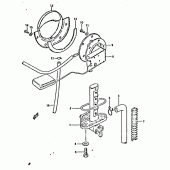 Схема узла: Топливный кран (Model x) для Suzuki GSX750