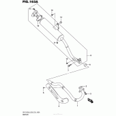 Схема вузла: Вихлопна система для Suzuki DR-Z125 DR-Z125L