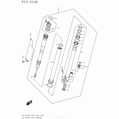 Схема вузла: Rh Front Fork Damper (Rm-Z450L5 E28) для Suzuki RM-Z450