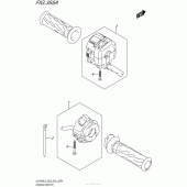 Схема вузла: Пульт управління рульовий для Suzuki DL650 V-Strom
