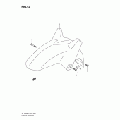 Схема узла: Переднее крыло для Suzuki DL1000 V-Strom