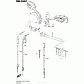 Схема узла: Руль & Тросики (Gsx-R1000Al6 E28) для Suzuki GSX-R1000