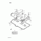 Схема узла: Клапанная крышка для Suzuki GSX-R750
