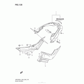 Схема вузла: Rear Fender (Vzr1800L4 E28) для Suzuki VZR1800 Boulevard M109R