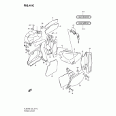 Схема вузла: Бічні панелі (Model k9) для Suzuki VL800 Intruder C800C/Boulevard C50C