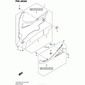Схема узла: Нижний обтекатель для Suzuki GSX-R600