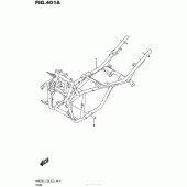 Схема вузла: Рама для Suzuki AN650 Burgman (EU analogue of SkyWave)