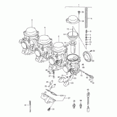 Схема узла: Карбюратор (Model v) для Suzuki GSX-R600