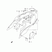 Схема вузла: Бічні панелі (Model k4) для Suzuki GSX1300 Hayabusa