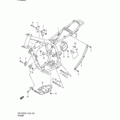 Схема узла: Рама для Suzuki DR-Z250