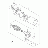 Схема вузла: Електричний стартер для Suzuki GZ250 Marauder