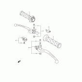 Схема вузла: Ручки керма для Suzuki GSX1300 Hayabusa