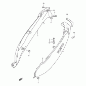 Схема вузла: Бічні панелі (Model x) для Suzuki GSX750 Katana