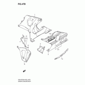 Схема вузла: Нижній обтічник (Gsx-r750xk5) для Suzuki GSX-R750