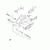 Схема узла: Задний рычаг (Маятник) для Suzuki GSX1300 Hayabusa