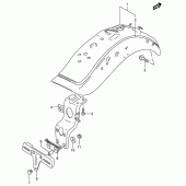 Схема узла: Заднее крыло (Model k4) для Suzuki VS1400 Boulevard S83