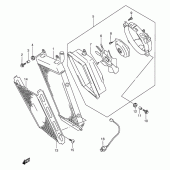Схема узла: Радиатор для Suzuki VZ800 Marauder