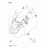 Схема узла: Фара (Gsx1300Ral3 E03) для Suzuki GSX1300 Hayabusa