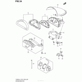Схема узла: Speedometer (Vz800L3 E28) для Suzuki VZ800 Boulevard M50