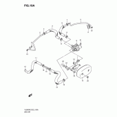Схема вузла: Система індукції повітря (Model k9/l0) для Suzuki VL800 Intruder C800/Boulevard C50