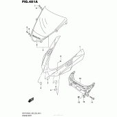 Схема вузла: Передній обтічник Suzuki GSX-R1000